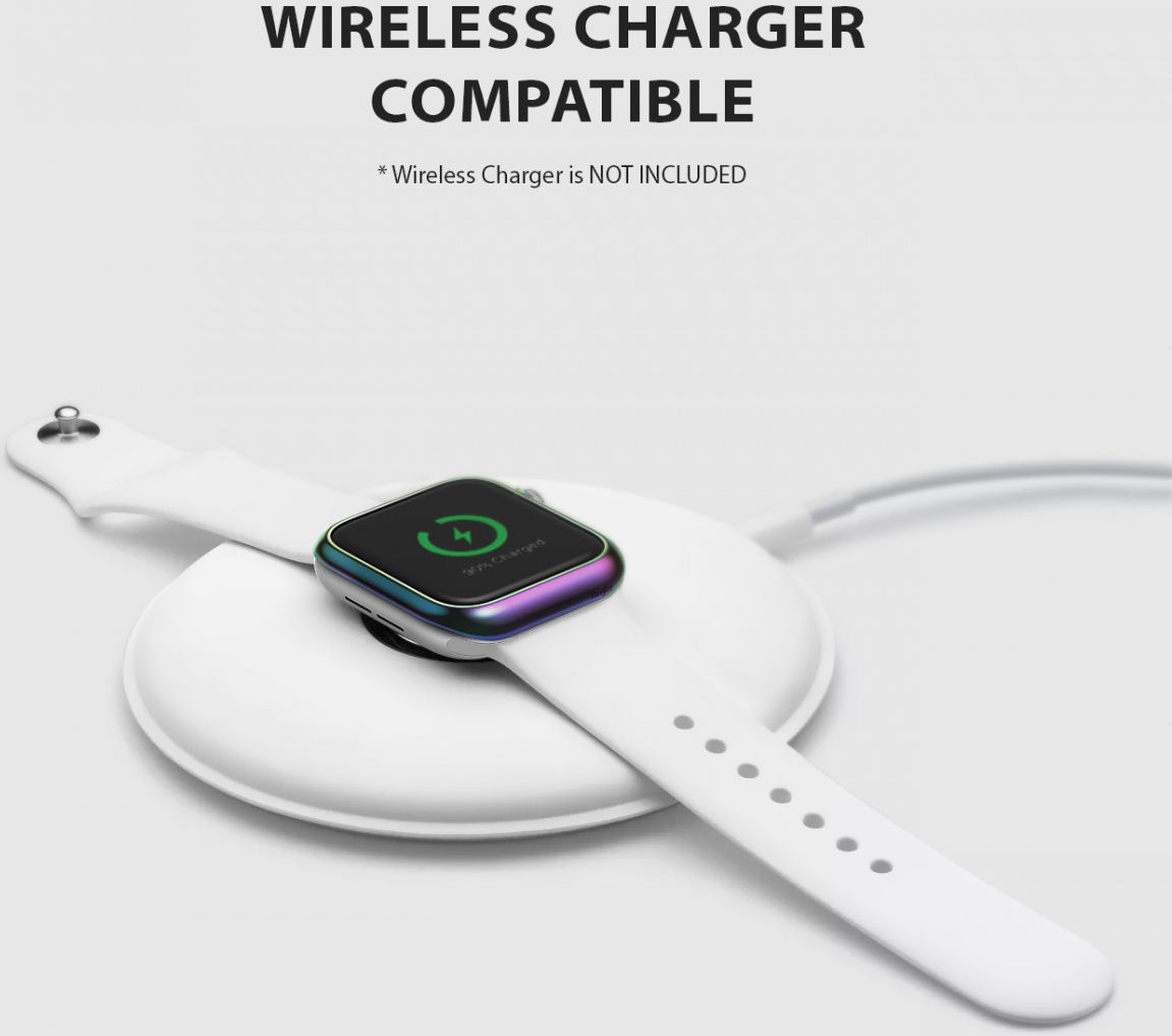 Ringke Bezel Styling Apple Watch 40MM Randbeschermer RVS Zwart afbeelding 8