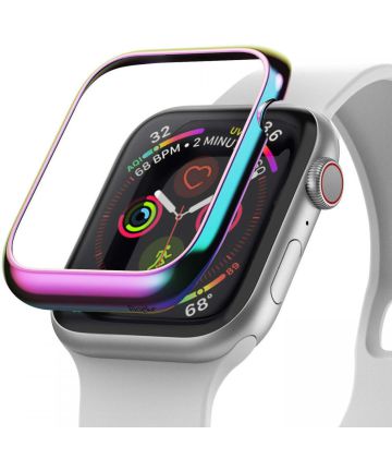 Ringke Bezel Styling Apple Watch 40MM Randbeschermer RVS Neon Chrome Cases