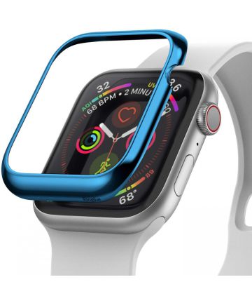 Ringke Bezel Styling Apple Watch 44MM Randbeschermer RVS Blauw Cases