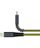 SoSkild Ultimate Protection USB-A naar Lightning Kabel 1.5m Zwart/Geel