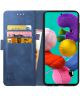 Rosso Element Samsung Galaxy A71 Hoesje Book Cover Blauw