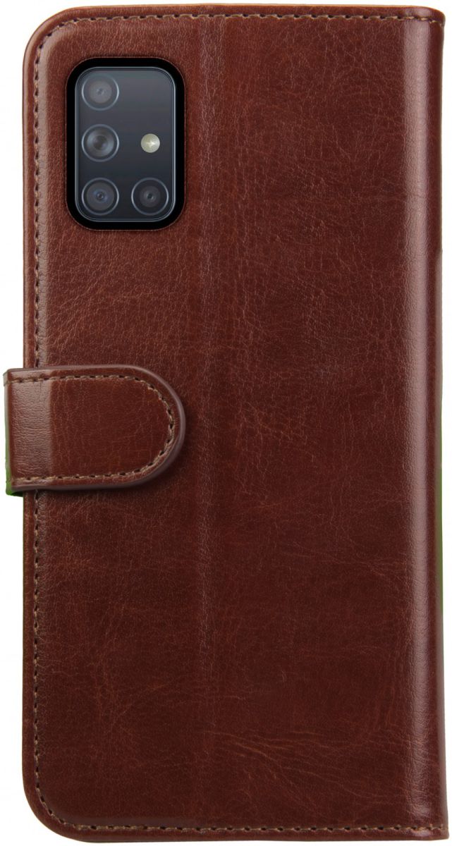 Rosso Element Samsung Galaxy A51 Hoesje Book Cover Bruin afbeelding 2