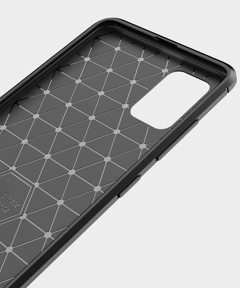 Samsung Galaxy A51 Hoesje Geborsteld TPU Blauw afbeelding 7