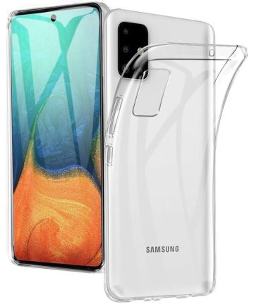 Samsung Galaxy A71 Hoesje Dun TPU Transparant Hoesjes