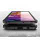 Samsung Galaxy A71 Hoesje Shock Proof Hybride Backcover Zwart