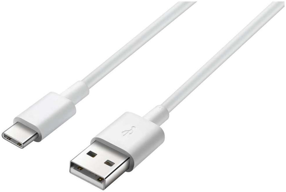 Originele Huawei USB-A naar USB-C Kabel 2A 1 Meter Wit afbeelding 2