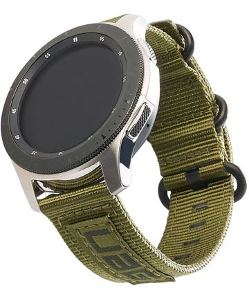 Urban Armor Gear Nato Universeel Smartwatch 22MM Bandje Olive Bandjes