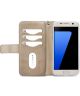 Mobilize Gelly Wallet Zipper Samsung Galaxy S7 Hoesje Latte