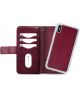 Mobilize Gelly Wallet Zipper Apple iPhone XS / X Hoesje Bordeaux