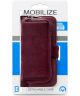 Mobilize Gelly Wallet Zipper iPhone 8 / 7 Plus Hoesje Bordeaux