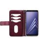 Mobilize Gelly Wallet Zipper Samsung Galaxy A8 (2018) Hoesje Bordeaux