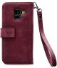 Mobilize Gelly Wallet Zipper Samsung Galaxy A8 (2018) Hoesje Bordeaux