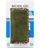 Mobilize Gelly Wallet Zipper Apple iPhone XS / X Hoesje Olive Leopard
