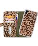 Mobilize Gelly Wallet Zipper Apple iPhone XS Max Hoesje Olive Leopard