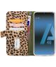 Mobilize Gelly Wallet Zipper Samsung Galaxy A40 Hoesje Olive Leopard