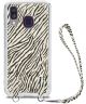 Mobilize Gelly Wallet Zipper Samsung Galaxy A40 Hoesje Black Zebra