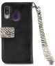 Mobilize Gelly Wallet Zipper Samsung Galaxy A40 Hoesje Black Zebra