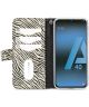 Mobilize Gelly Wallet Zipper Samsung Galaxy A40 Hoesje Black Zebra