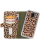 Mobilize Gelly Wallet Zipper Galaxy J6 (2018) Hoesje Olive Leopard