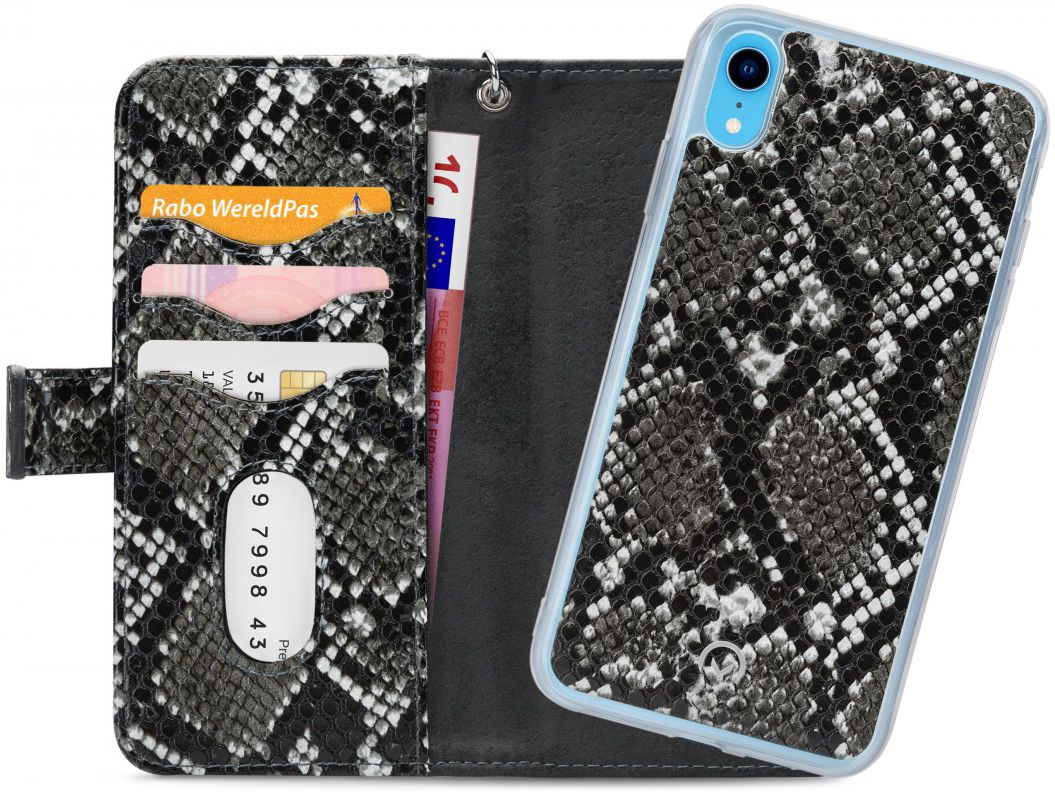 Mobilize Gelly Wallet Zipper Apple iPhone XR Hoesje Black Snake afbeelding 1