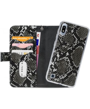 Mobilize Gelly Wallet Zipper Samsung Galaxy A10 Hoesje Black Snake Hoesjes