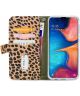 Mobilize Gelly Wallet Zipper Samsung Galaxy A20E Hoesje Olive Leopard