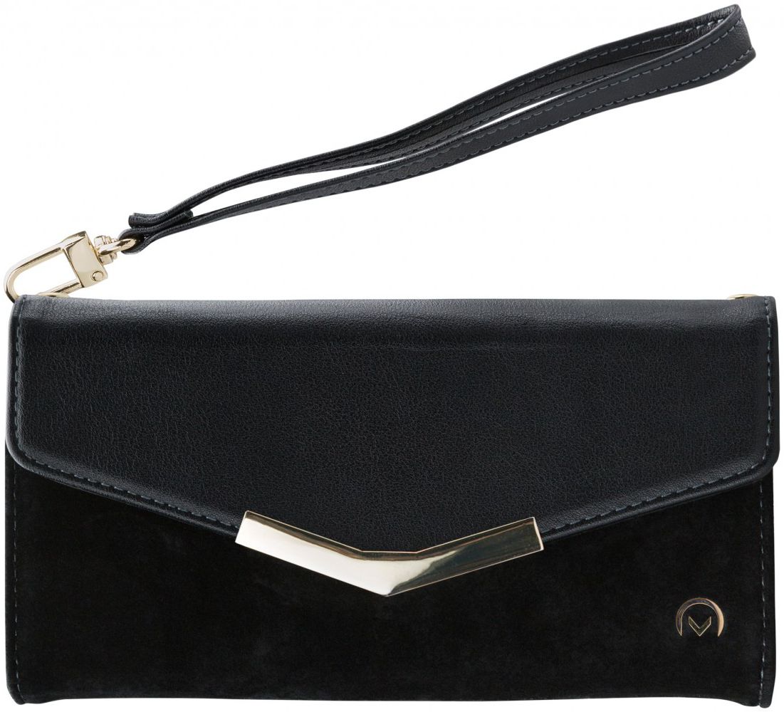 Mobilize Velvet Clutch iPhone SE 2020/2022 / 8 / 7 Hoesje Deep Black afbeelding 2