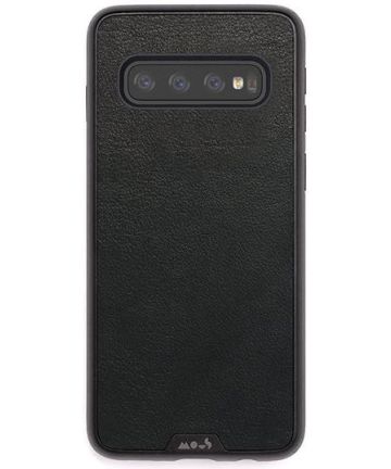 MOUS Limitless 2.0 Samsung Galaxy S10 Hoesje Black Leather Hoesjes