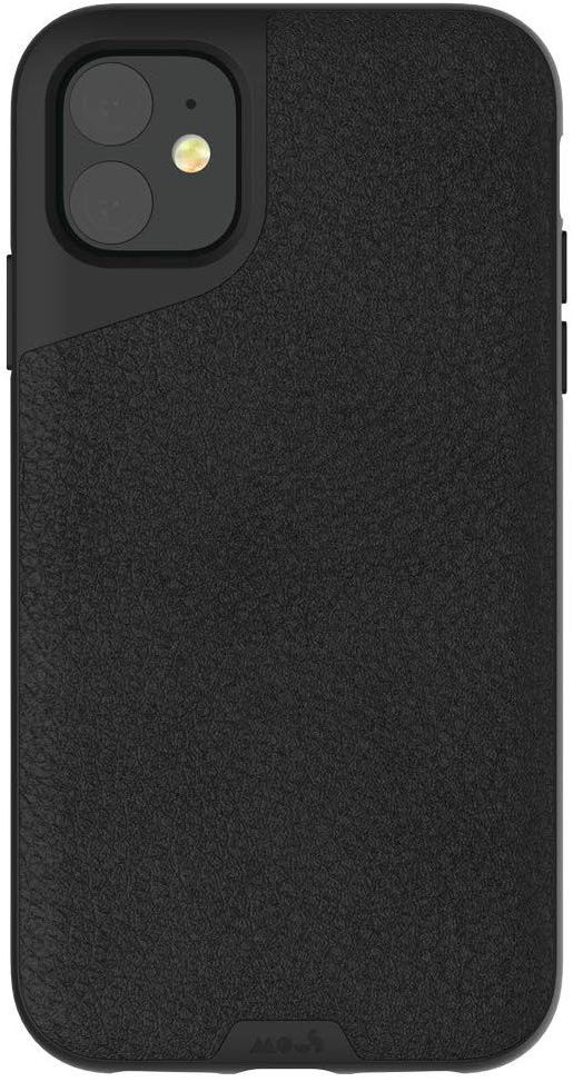 MOUS Contour Apple iPhone 11 Hoesje Black Leather afbeelding 1