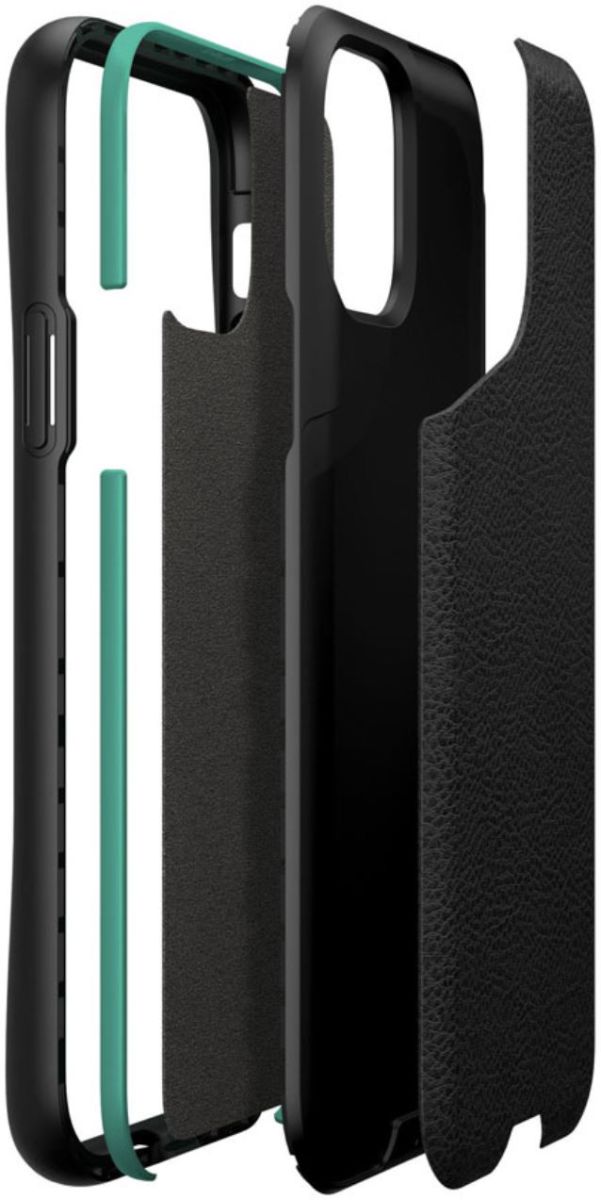 MOUS Contour Apple iPhone 11 Hoesje Black Leather afbeelding 2