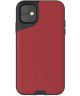 MOUS Contour Apple iPhone 11 Hoesje Red Leather