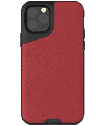 MOUS Contour Apple iPhone 11 Pro Max Hoesje Red Leather Hoesjes
