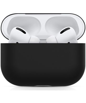 Apple Airpods Pro Ultradun Siliconen Hoesje Zwart Gsmpunt Nl