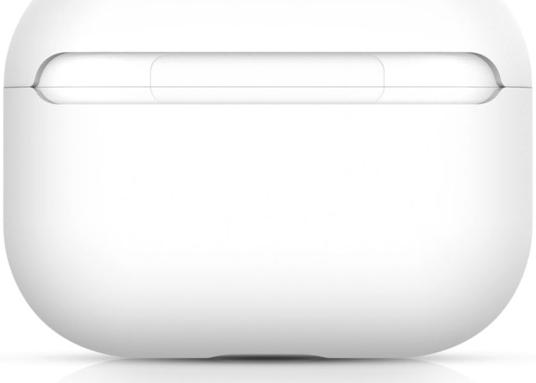 Apple AirPods Pro Ultradun Siliconen Hoesje Wit afbeelding 3