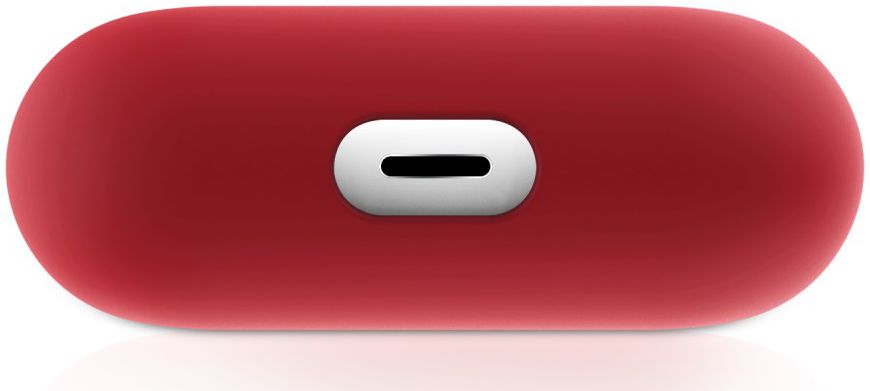 Apple AirPods Pro Ultradun Siliconen Hoesje Rood afbeelding 4