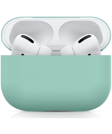 Apple AirPods Pro Ultradun Siliconen Hoesje Blauw/Groen Hoesjes