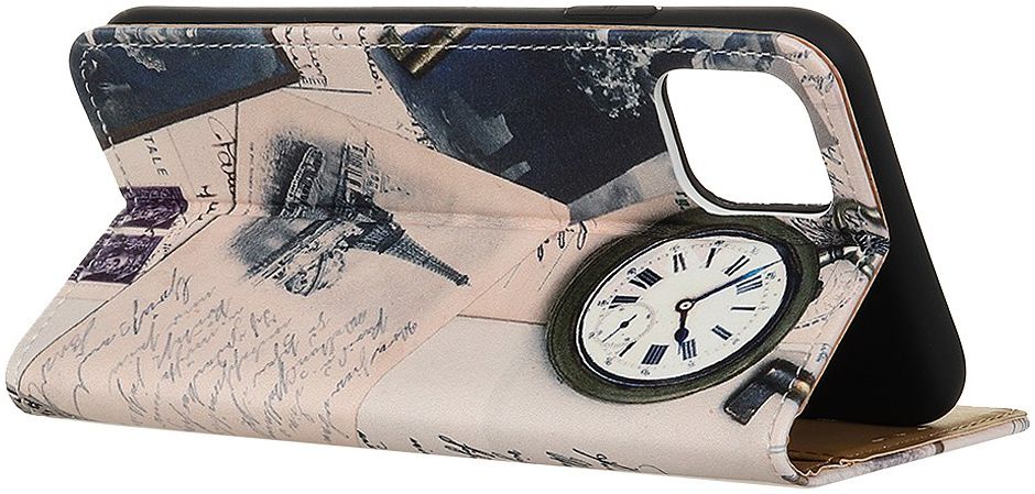 Samsung Galaxy A51 Book Case Hoesje Wallet met Print Eiffeltoren afbeelding 3