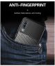 Samsung Galaxy A70 Twill Thunder Texture Back Cover Zwart