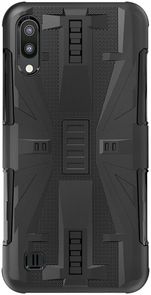 Samsung Galaxy A10 / M10 Modern Hybride Hoesje Zwart afbeelding 5