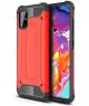 Samsung Galaxy A51 Hoesje Shock Proof Hybride Back Cover Rood