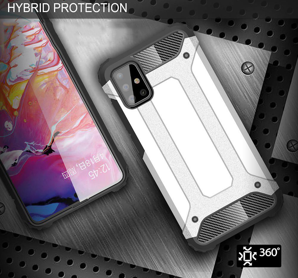 Samsung Galaxy A51 Hoesje Shock Proof Hybride Back Cover Goud afbeelding 6