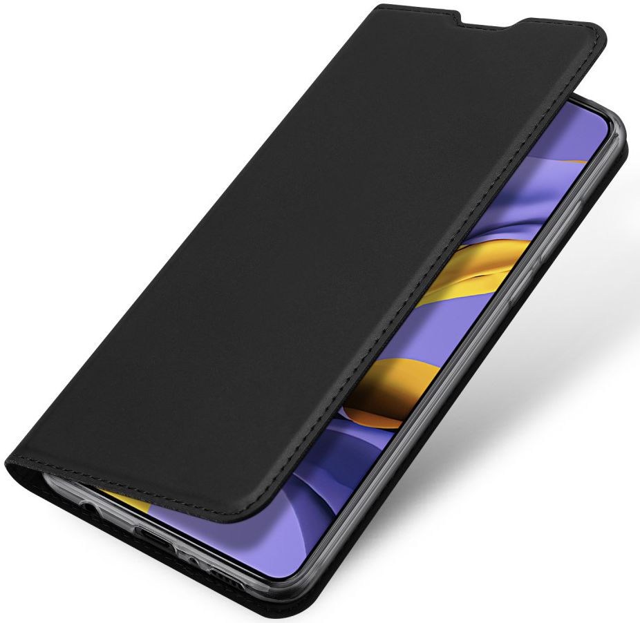 Dux Ducis Skin Pro Series Samsung Galaxy A51 Wallet Hoesje Zwart afbeelding 4