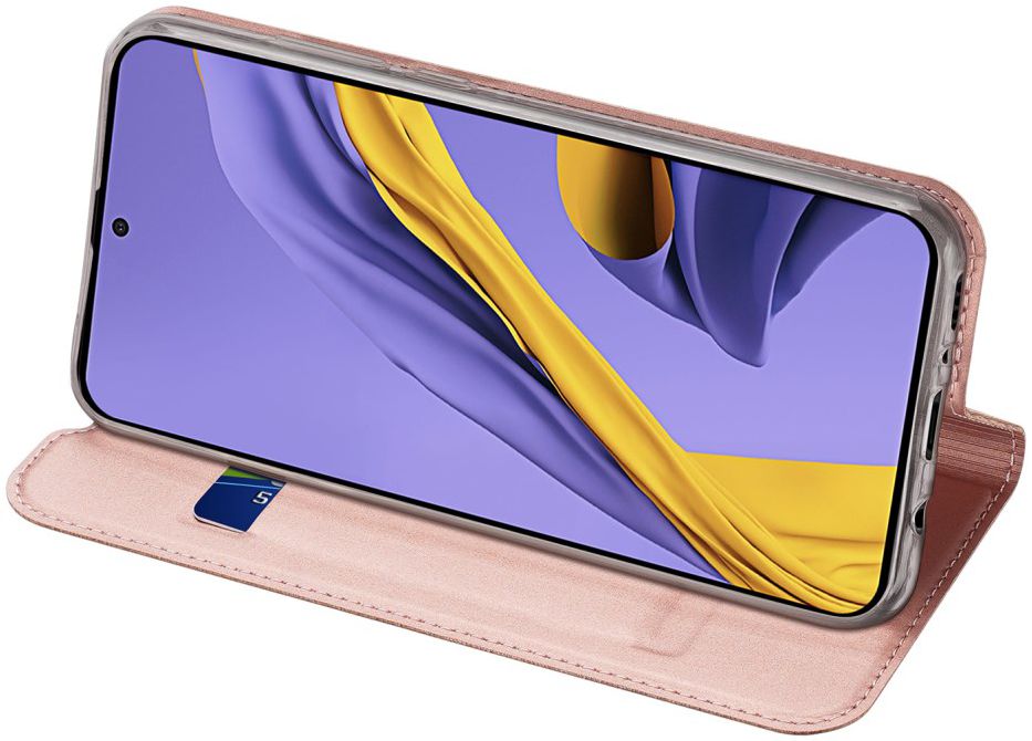 Dux Ducis Skin Pro Series Samsung Galaxy A51 Wallet Hoesje Roze afbeelding 5