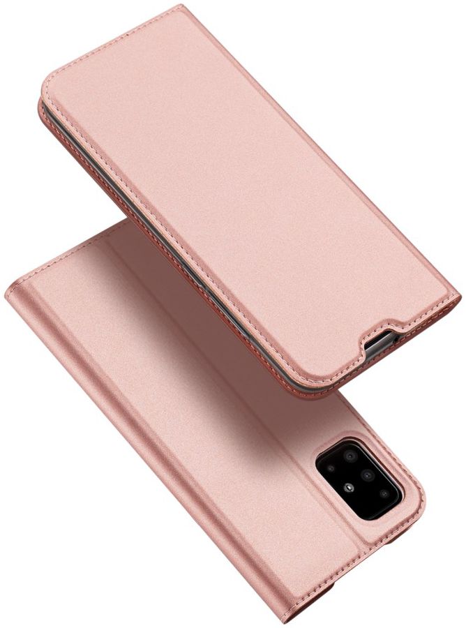 Dux Ducis Skin Pro Series Samsung Galaxy A51 Wallet Hoesje Roze afbeelding 6