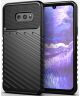 LG G8X ThinQ Twill Thunder Texture Back Cover Zwart