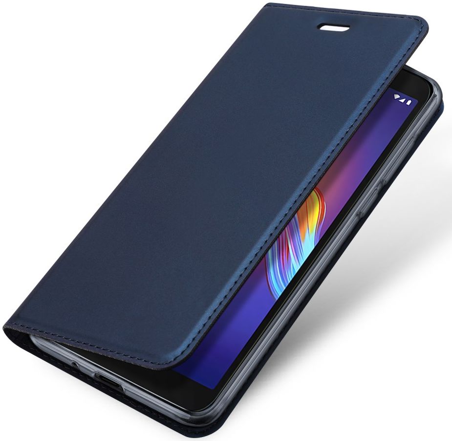 Dux Ducis Skin Pro Series Motorola Moto E6 Play Flip Hoesje Blauw afbeelding 1