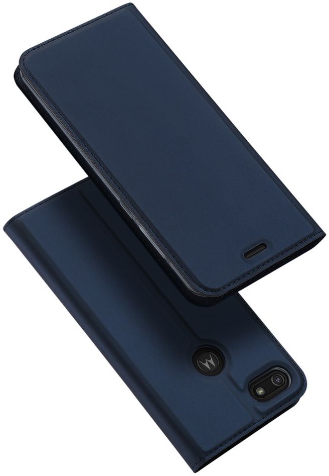 Dux Ducis Skin Pro Series Motorola Moto E6 Play Flip Hoesje Blauw afbeelding 5
