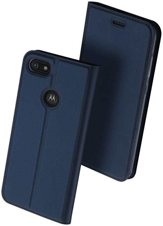 Dux Ducis Skin Pro Series Motorola Moto E6 Play Flip Hoesje Blauw afbeelding 6
