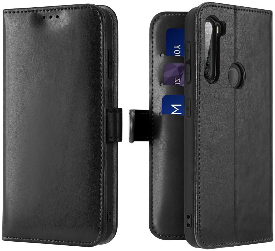 Dux Ducis Kado Series Xiaomi Redmi Note 8T Portemonnee Hoesje Zwart afbeelding 2
