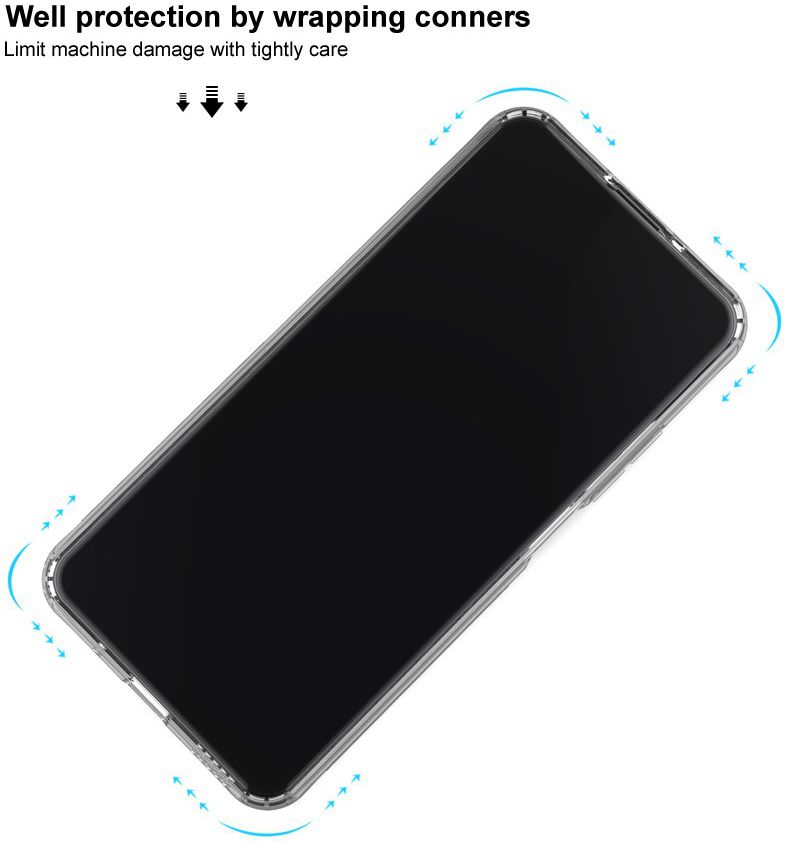 IMAK UX-6 Series Xiaomi Redmi 8 Hoesje TPU Transparant afbeelding 10